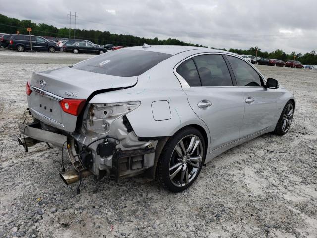 JN1EV7AP7HM731737 - 2017 INFINITI Q50 PREMIUM SILVER photo 3