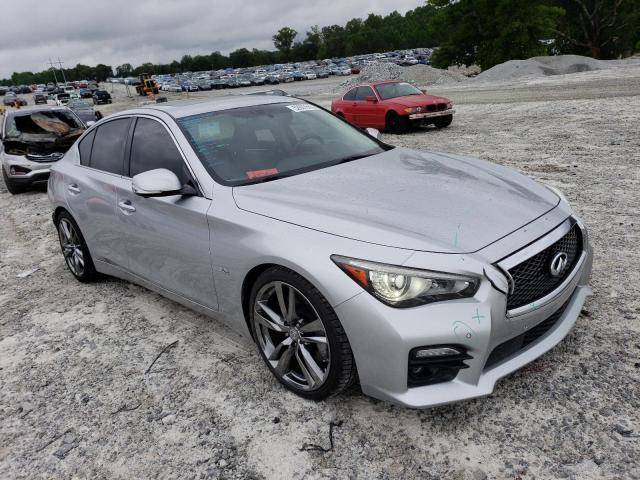 JN1EV7AP7HM731737 - 2017 INFINITI Q50 PREMIUM SILVER photo 4