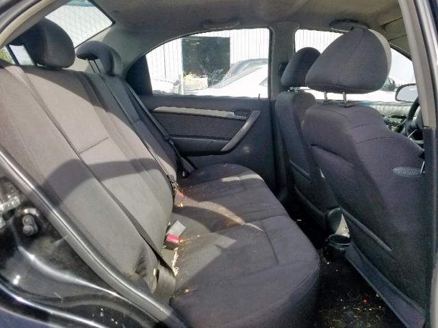 KL1TD56648B071395 - 2008 CHEVROLET AVEO BASE  photo 6