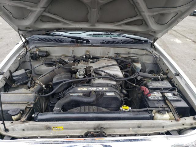 5TEGN92N12Z041754 - 2002 TOYOTA TACOMA DOUBLE CAB PRERUNNER SILVER photo 11