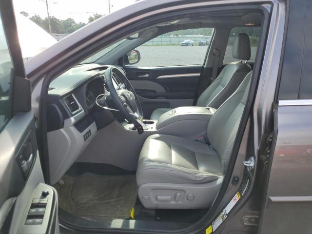 5TDKKRFH9GS502100 - 2016 TOYOTA HIGHLANDER XLE GRAY photo 7