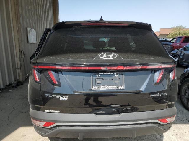 KM8JBCA10NU022096 - 2022 HYUNDAI TUCSON BLUE BLACK photo 6