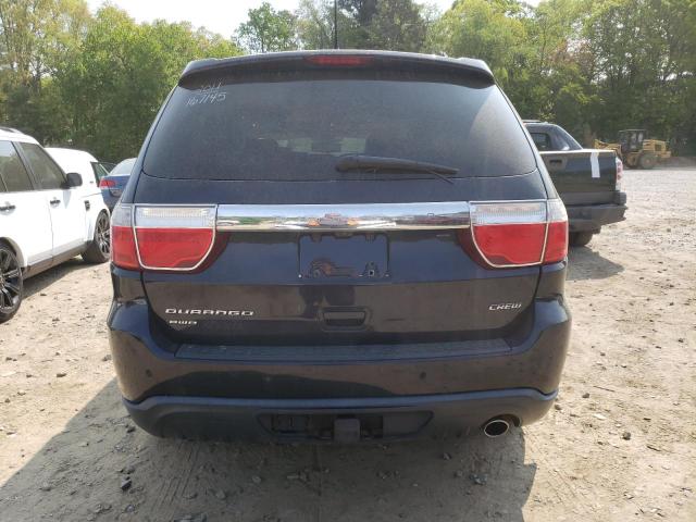 1D4RE4GG1BC599398 - 2011 DODGE DURANGO CREW BLUE photo 6