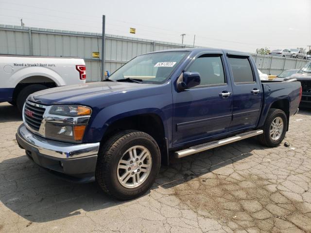 1GTH6MFE4C8108476 - 2012 GMC CANYON SLE BLUE photo 1