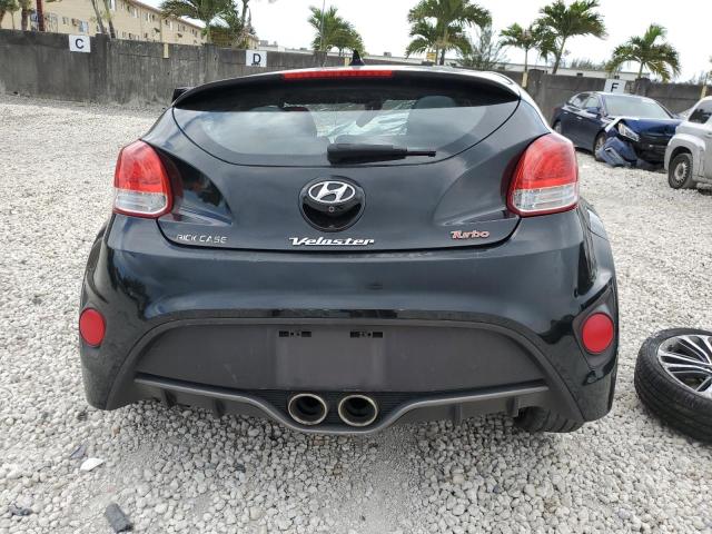 KMHTC6AE6GU274657 - 2016 HYUNDAI VELOSTER TURBO BLACK photo 6