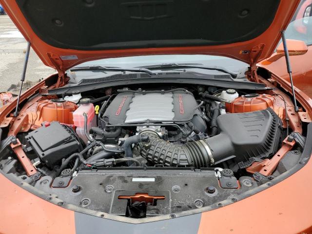 1G1FE1R77N0125417 - 2022 CHEVROLET CAMARO LT1 ORANGE photo 11