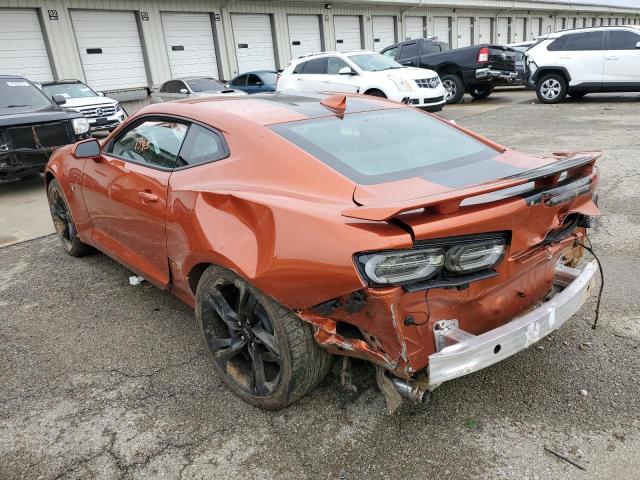 1G1FE1R77N0125417 - 2022 CHEVROLET CAMARO LT1 ORANGE photo 2