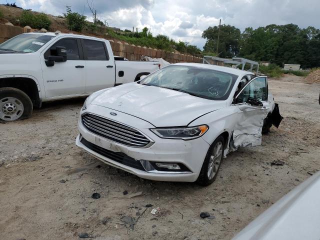 3FA6P0LU0HR409492 - 2017 FORD FUSION SE HYBRID WHITE photo 2