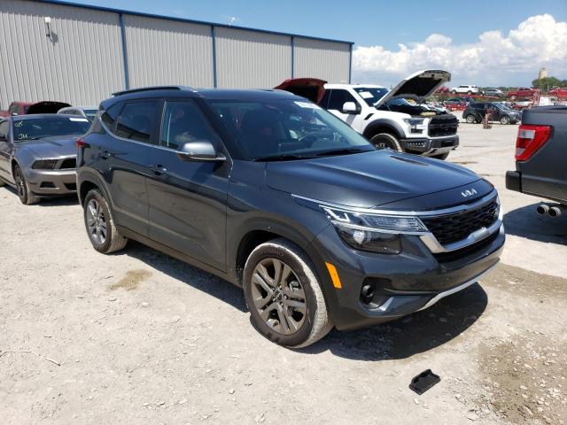 KNDEU2AA4P7419113 - 2023 KIA SELTOS S GRAY photo 4