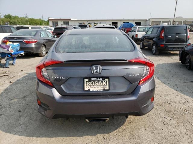 2HGFC2F89KH595649 - 2019 HONDA CIVIC SPORT GRAY photo 6
