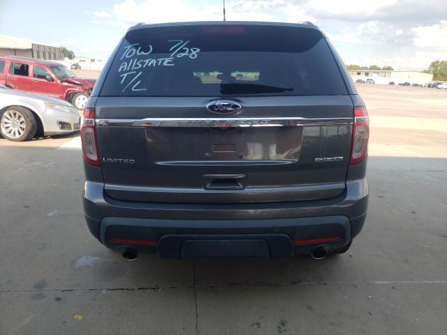 1FM5K7F87DGB83458 - 2013 FORD EXPLORER LIMITED 灰色 照片 6