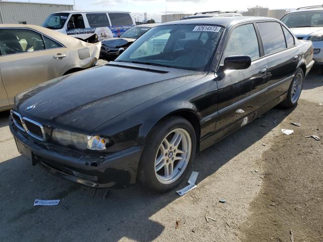 WBAGH83431DP30366 - 2001 BMW 7 SERIES IL Қара фото 1