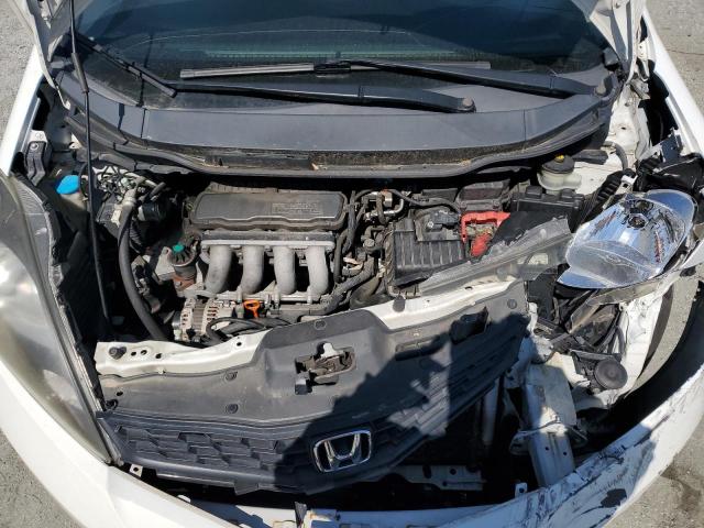 JHMGE8H51DC034997 - 2013 HONDA FIT SPORT თეთრი ფოტო 11