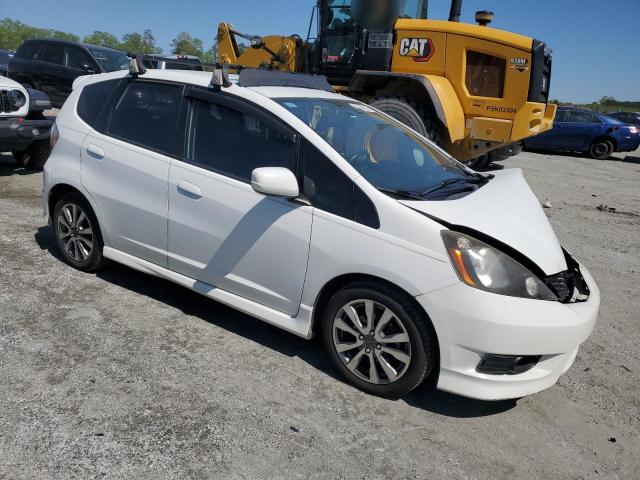 JHMGE8H51DC034997 - 2013 HONDA FIT SPORT თეთრი ფოტო 4