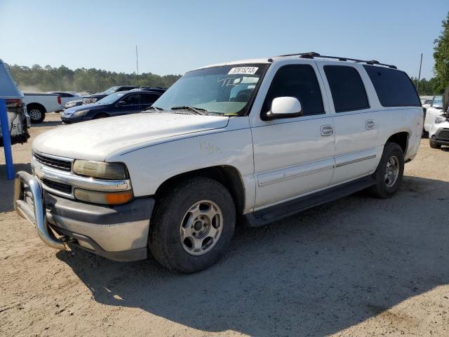 3GNFK16T81G203623 - 2001 CHEVROLET SUBURBAN K1500 WHITE photo 1