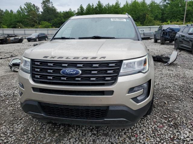 1FM5K7D88HGE08463 - 2017 FORD EXPLORER XLT TAN photo 5