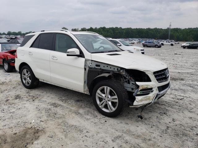 4JGDA5HB5DA194540 - 2013 MERCEDES-BENZ ML 350 4MATIC WHITE photo 4