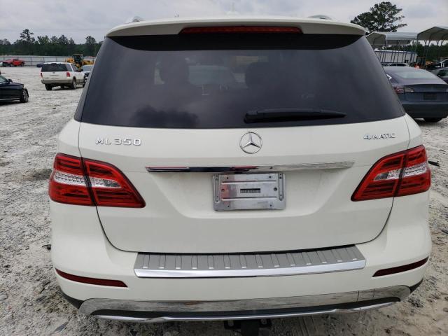 4JGDA5HB5DA194540 - 2013 MERCEDES-BENZ ML 350 4MATIC WHITE photo 6