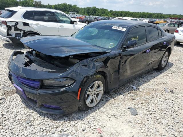 2C3CDXBG6JH187699 - 2018 DODGE CHARGER SXT BLACK photo 2