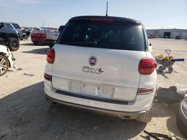 ZFBCFADH1JZ040606 - 2018 FIAT 500L TREKKING WHITE photo 6