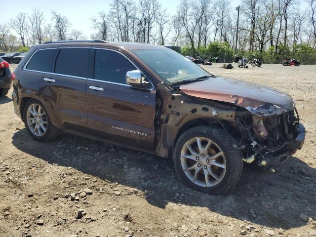 1C4RJFJG6FC190235 - 2015 JEEP GRAND CHER SUMMIT 棕色 照片 4