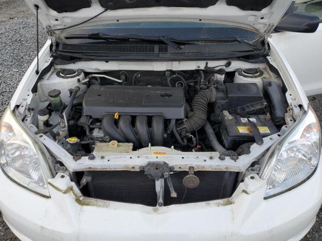 2T1KR32E15C552516 - 2005 TOYOTA COROLLA MA XR WHITE photo 11