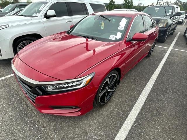 1HGCV1F38KA000672 - 2019 HONDA ACCORD SPORT RED photo 2