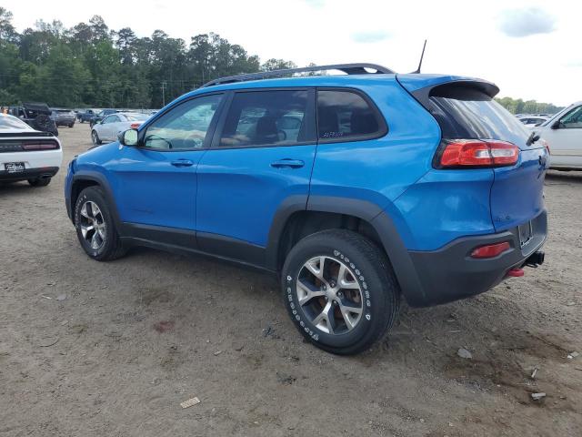 1C4PJMBS1HW652068 - 2017 JEEP CHEROKEE TRAILHAWK BLUE photo 2