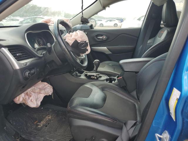 1C4PJMBS1HW652068 - 2017 JEEP CHEROKEE TRAILHAWK BLUE photo 7