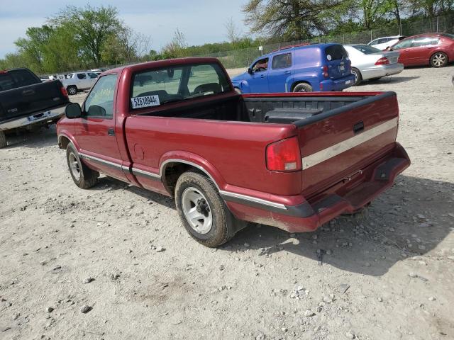 1GCCS14Z8RK173854 - 1994 CHEVROLET S TRUCK S10 MAROON photo 2