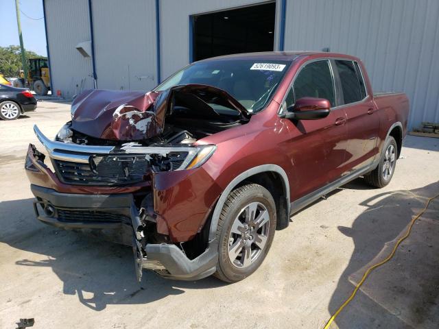 5FPYK3F68JB002311 - 2018 HONDA RIDGELINE RTL MAROON photo 1