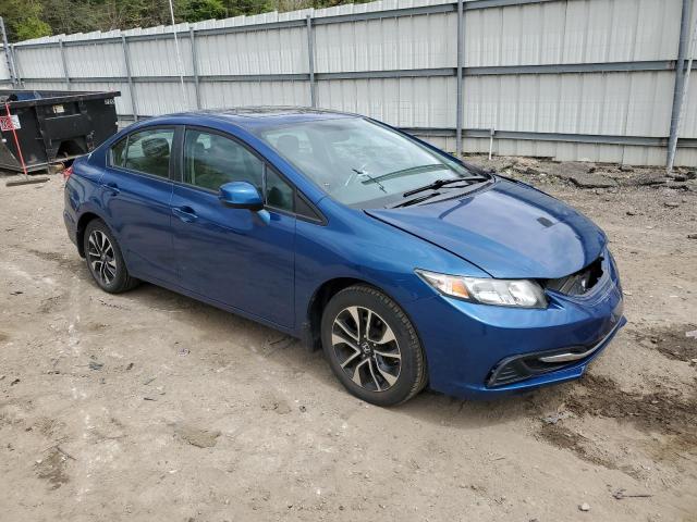 19XFB2F86DE290089 - 2013 HONDA CIVIC EX BLUE photo 4