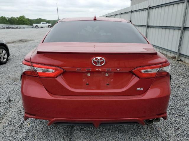 4T1B11HKXKU264643 - 2019 TOYOTA CAMRY L RED photo 6