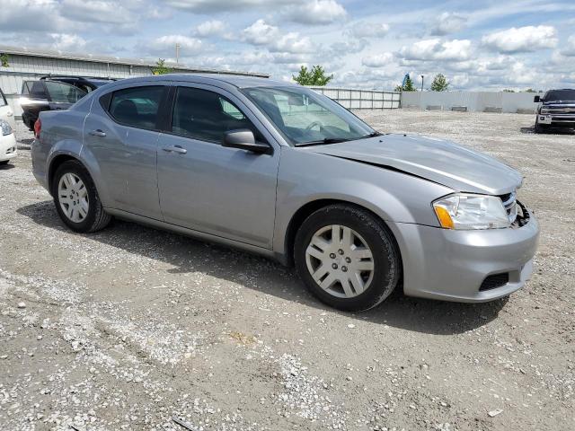 1C3CDZAB7DN568328 - 2013 DODGE AVENGER SE SILVER photo 4