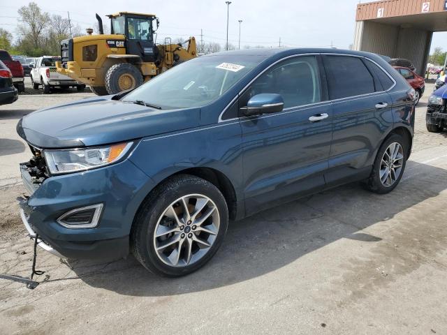 2FMPK4K98GBB57811 - 2016 FORD EDGE TITANIUM BLUE photo 1