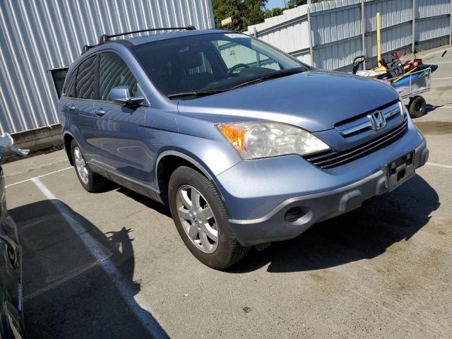 JHLRE38767C010894 - 2007 HONDA CR-V EXL BLUE photo 4