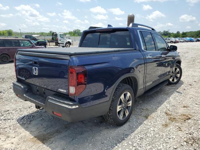 5FPYK3F70HB009885 - 2017 HONDA RIDGELINE RTL BLUE photo 3