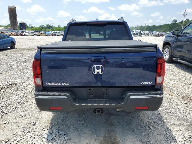 5FPYK3F70HB009885 - 2017 HONDA RIDGELINE RTL BLUE photo 6