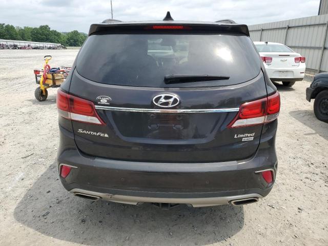 KM8SR4HF6HU200606 - 2017 HYUNDAI SANTA FE SE ULTIMATE BROWN photo 6