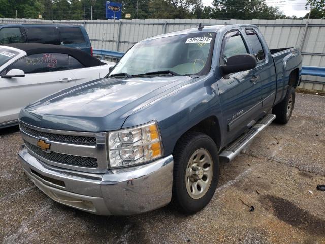 1GCRCREA1CZ126517 - 2012 CHEVROLET SILVERADO C1500  LS BLUE photo 1