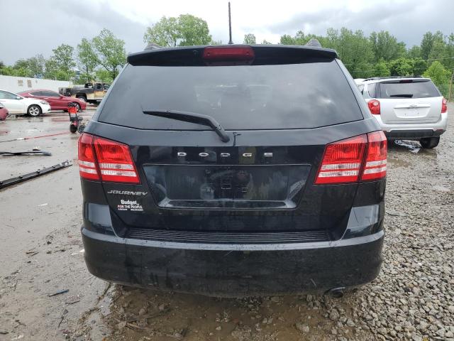 3C4PDCAB7JT532404 - 2018 DODGE JOURNEY SE BLACK photo 6