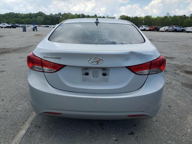 5NPDH4AE5CH150480 - 2012 HYUNDAI ELANTRA GLS SILVER photo 6