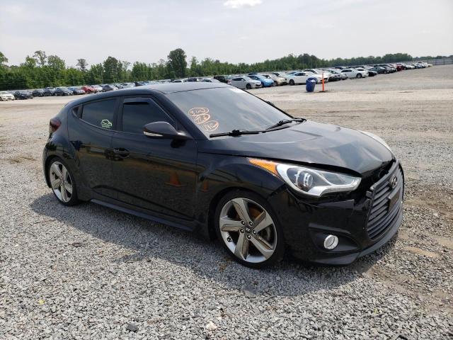 KMHTC6AE3DU137848 - 2013 HYUNDAI VELOSTER TURBO BLACK photo 4