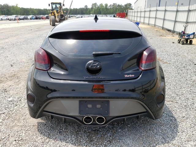 KMHTC6AE3DU137848 - 2013 HYUNDAI VELOSTER TURBO BLACK photo 6