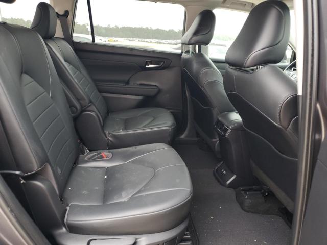 5TDGZRAH0MS052809 - 2021 TOYOTA HIGHLANDER XLE GRAY photo 10