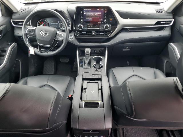 5TDGZRAH0MS052809 - 2021 TOYOTA HIGHLANDER XLE GRAY photo 8