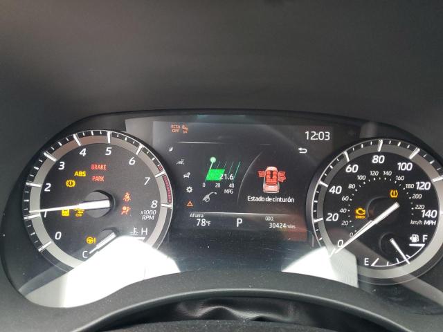 5TDGZRAH0MS052809 - 2021 TOYOTA HIGHLANDER XLE GRAY photo 9