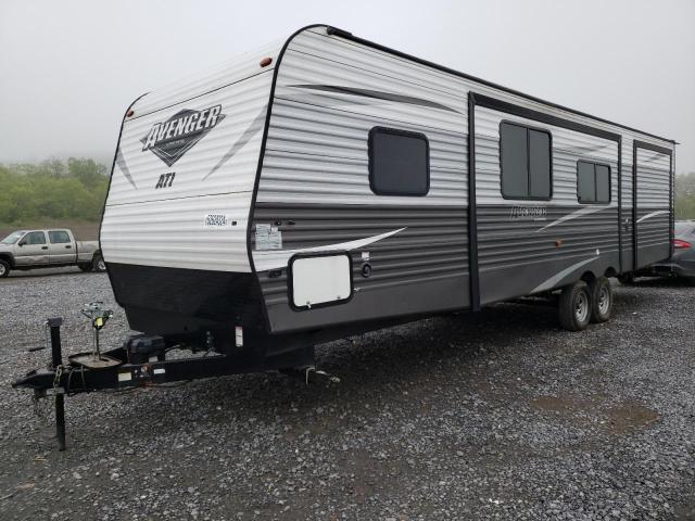 5ZT2AVVB4JB919727 - 2018 WILDWOOD AVENGER GRAY photo 2