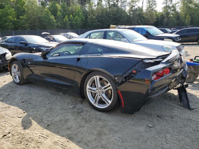 1G1YB2D70H5117861 - 2017 CHEVROLET CORVETTE STINGRAY 1LT BLACK photo 2