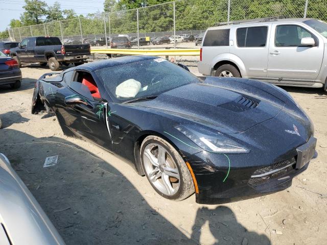 1G1YB2D70H5117861 - 2017 CHEVROLET CORVETTE STINGRAY 1LT BLACK photo 4